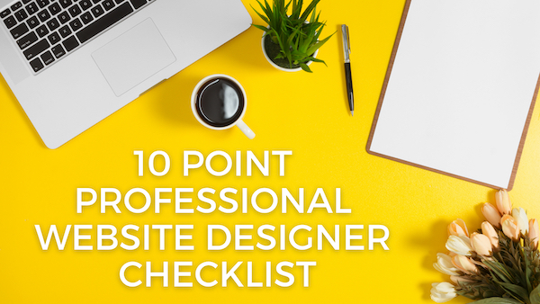 website design checklist