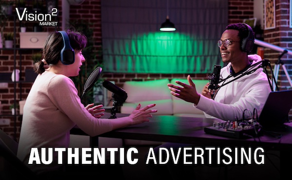 authentic advertising podcast ideas